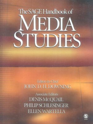 cover image of The SAGE Handbook of Media Studies